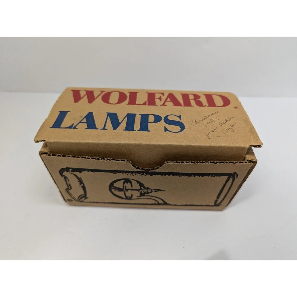 VTG Wolfard Glass Oil Lamp Hand blown 6